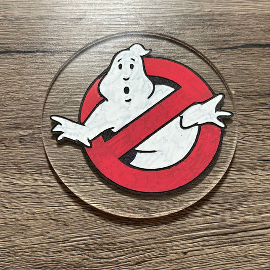 No Ghost Acrylic Large Coaster