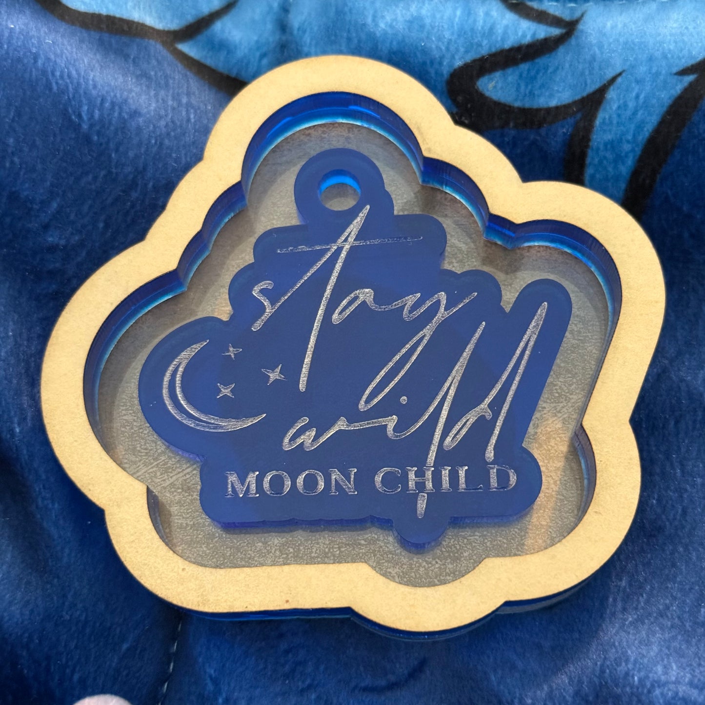 Stay Wild Moon Child Keychain Mold