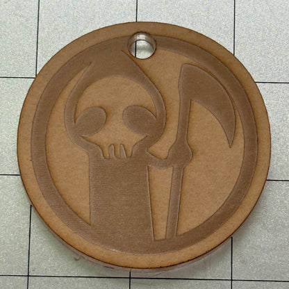 Grim Reaper Acrylic Blank for Mold Making