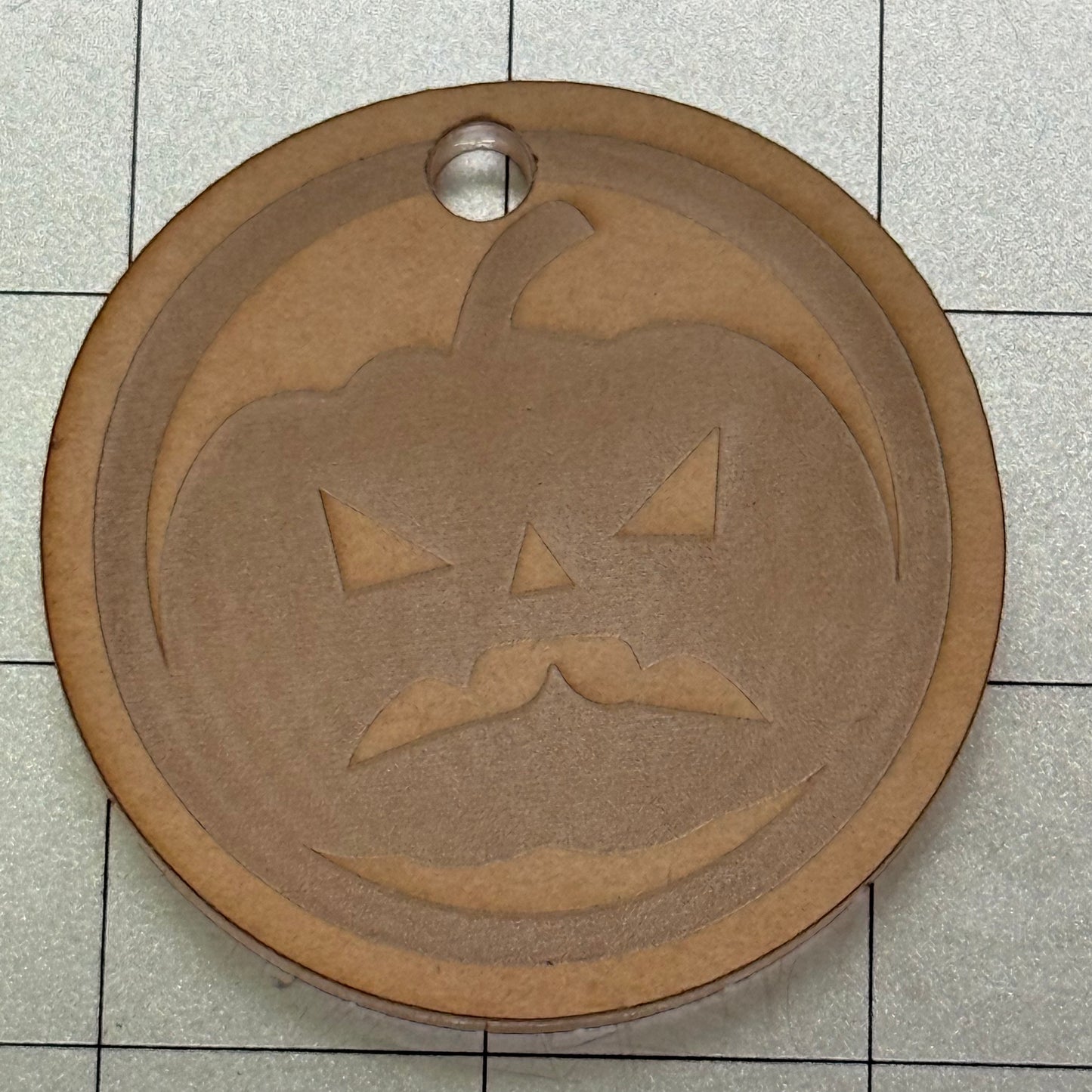 Jack-o’-lantern Acrylic Blank for Mold Making