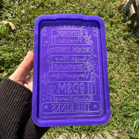 Naughty Books Flat Mold