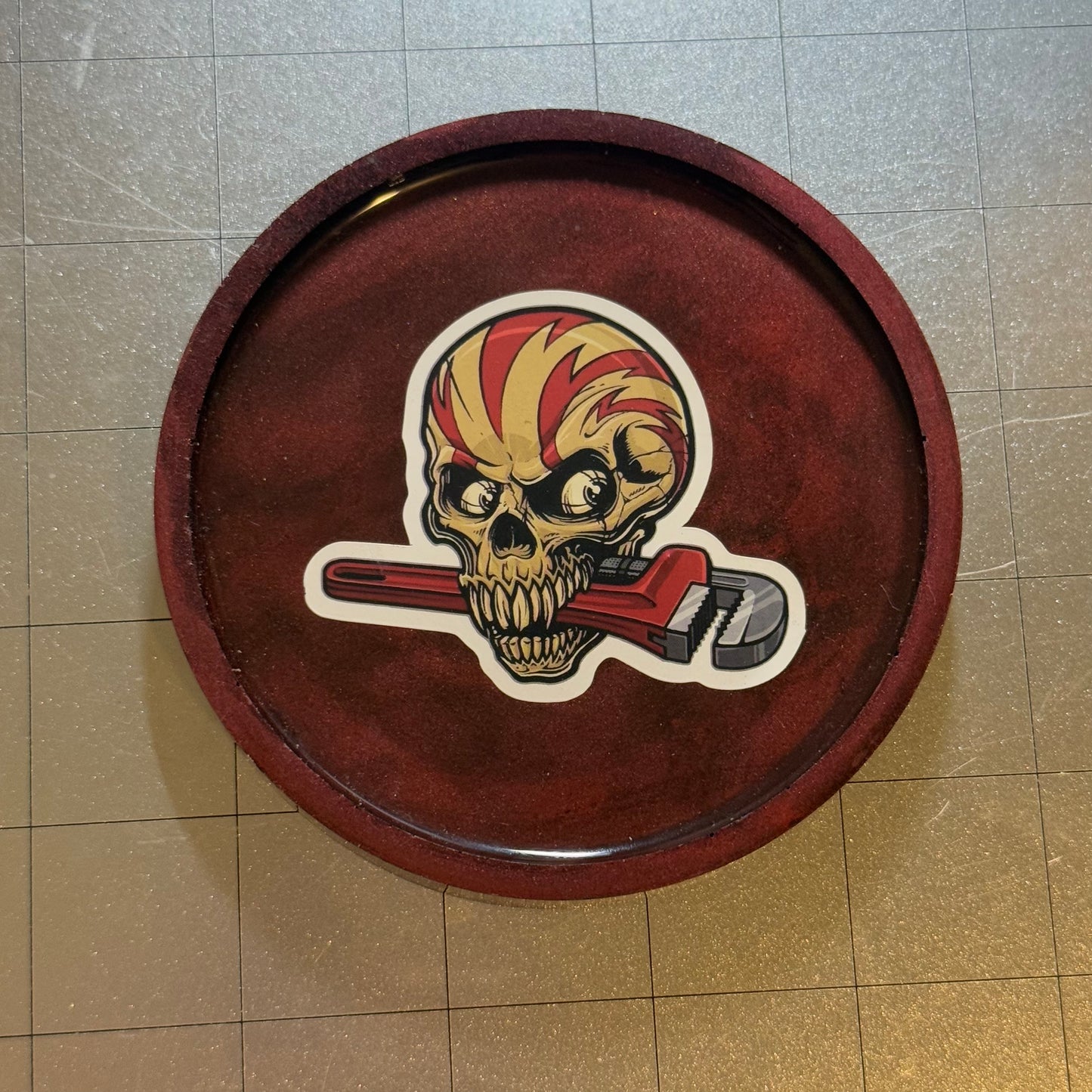 Skull Resin Coaster