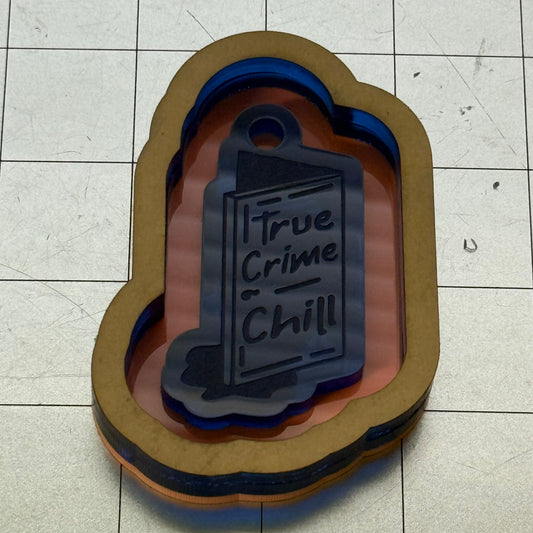 Used True Crime Chill Acrylic Blank for Mold Making  with Attached Housing