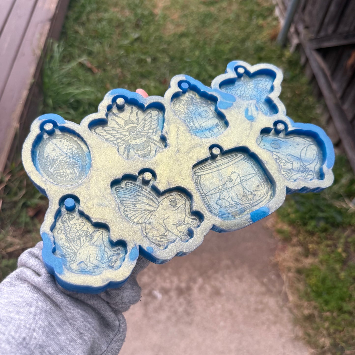 Goblincore Keychain Palette Mold