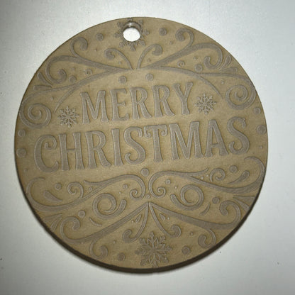 Merry Christmas Ornament Mold