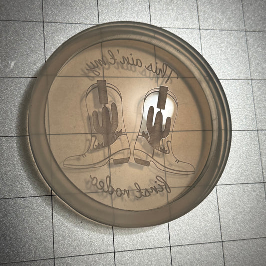 Aint My First Rodeo Keychain Mold