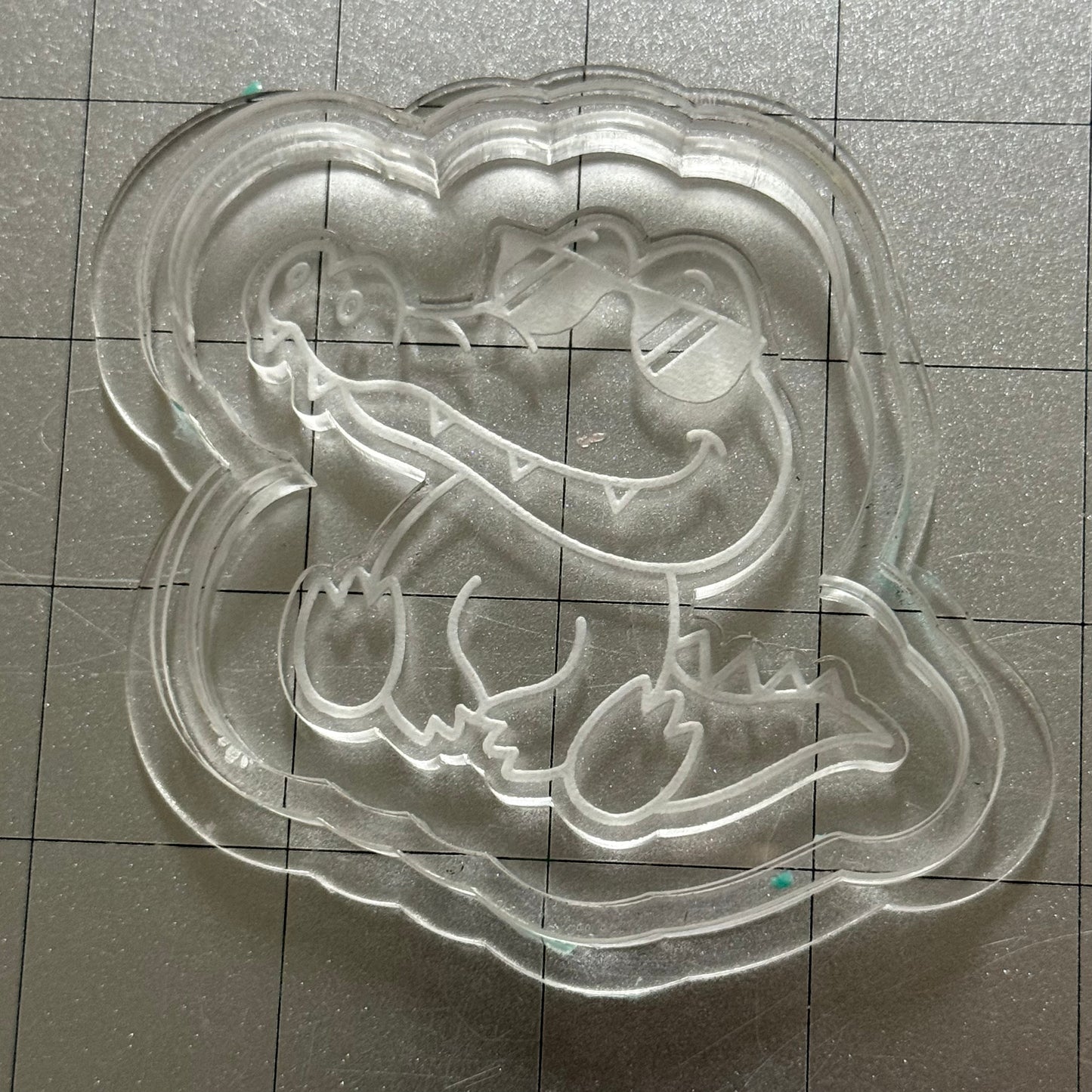 Alligator Acrylic Blank for Mold Making