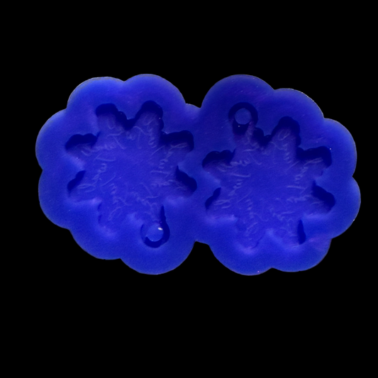 Twat Snowflake Earrings Mold