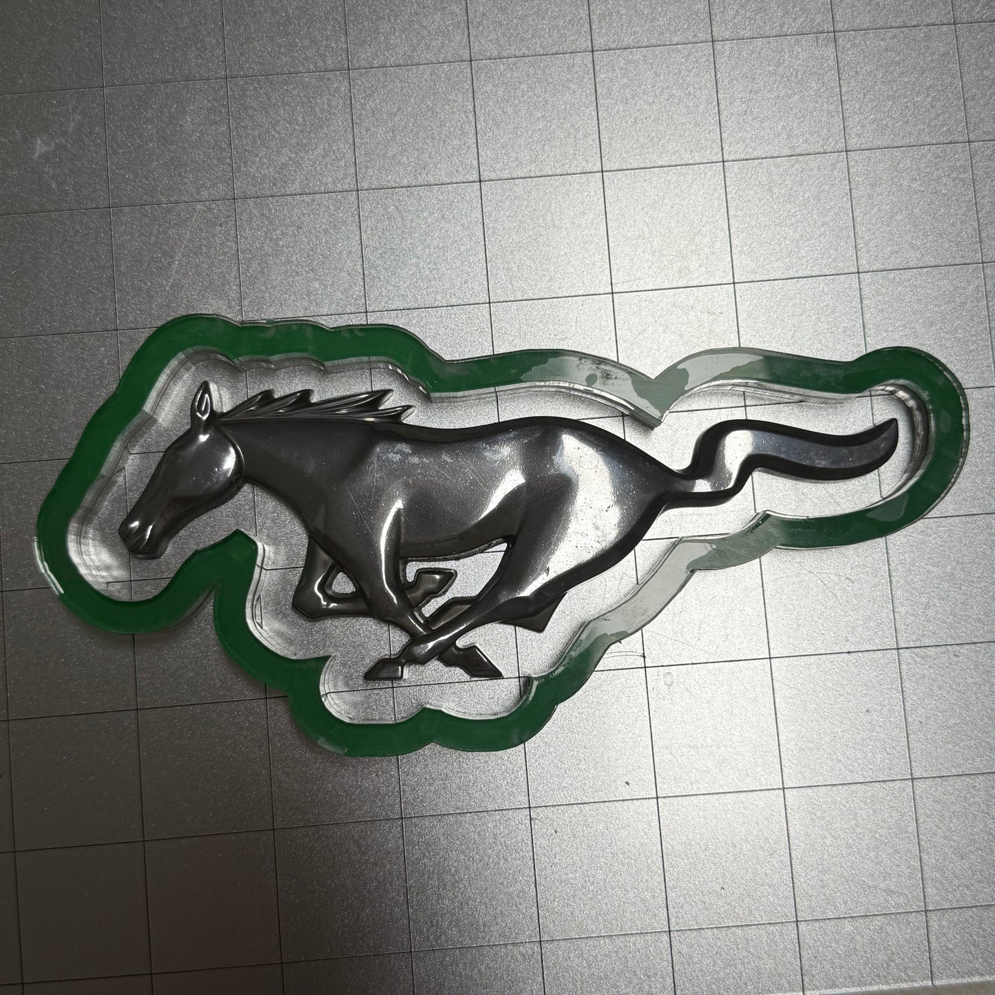 Horse Emblem Blank for Mold Making