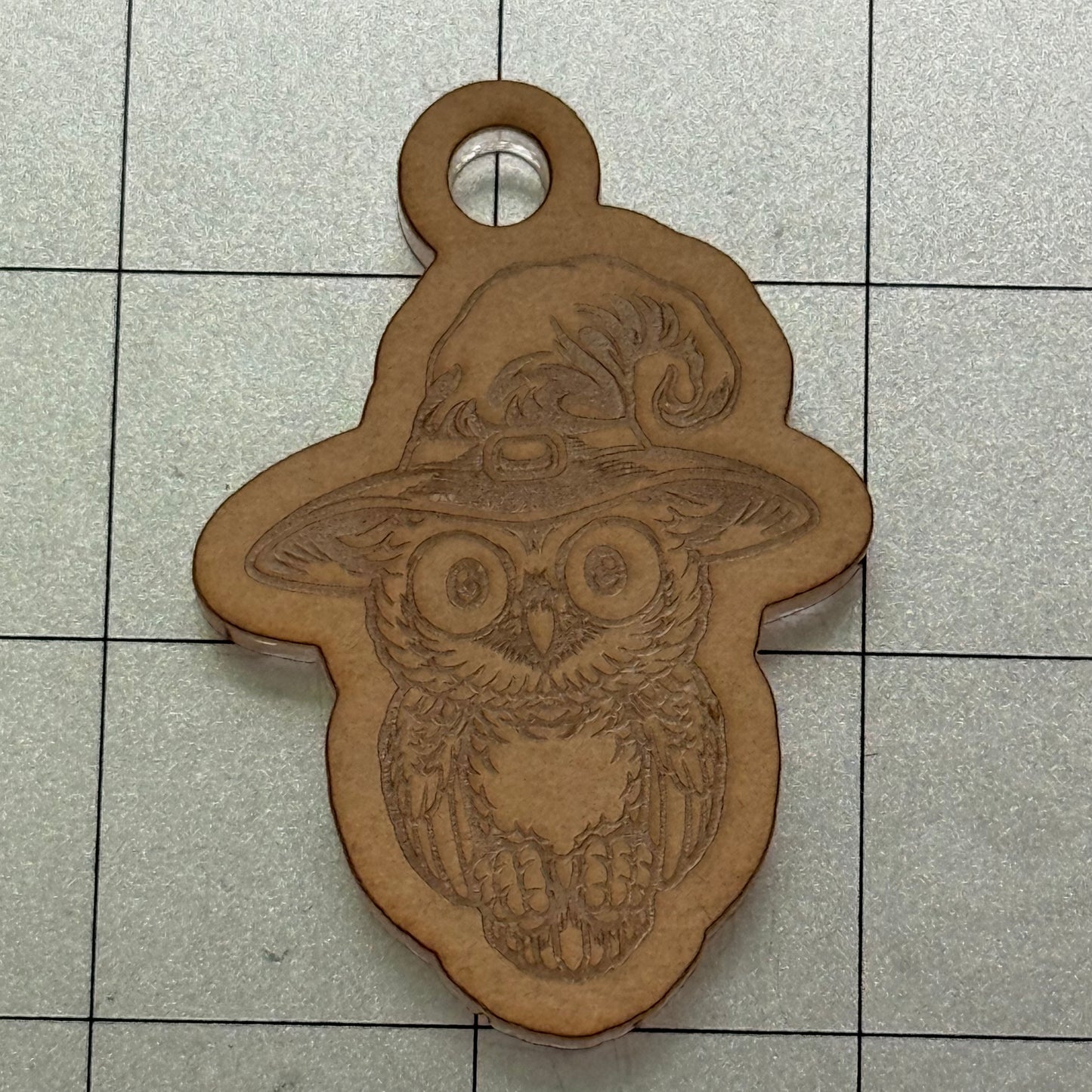 Witchy Owl Acrylic Blank for Mold Making