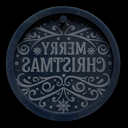 Merry Christmas Ornament Mold