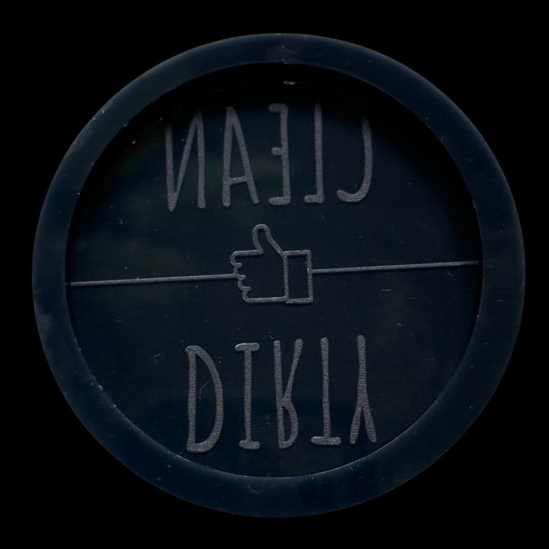 Clean/Dirty Dishwasher Magnet Mold