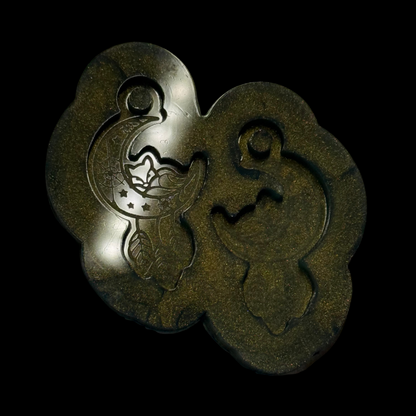 Moon Fox Earrings Mold