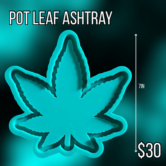 Weed Leaf Ashtray Mold