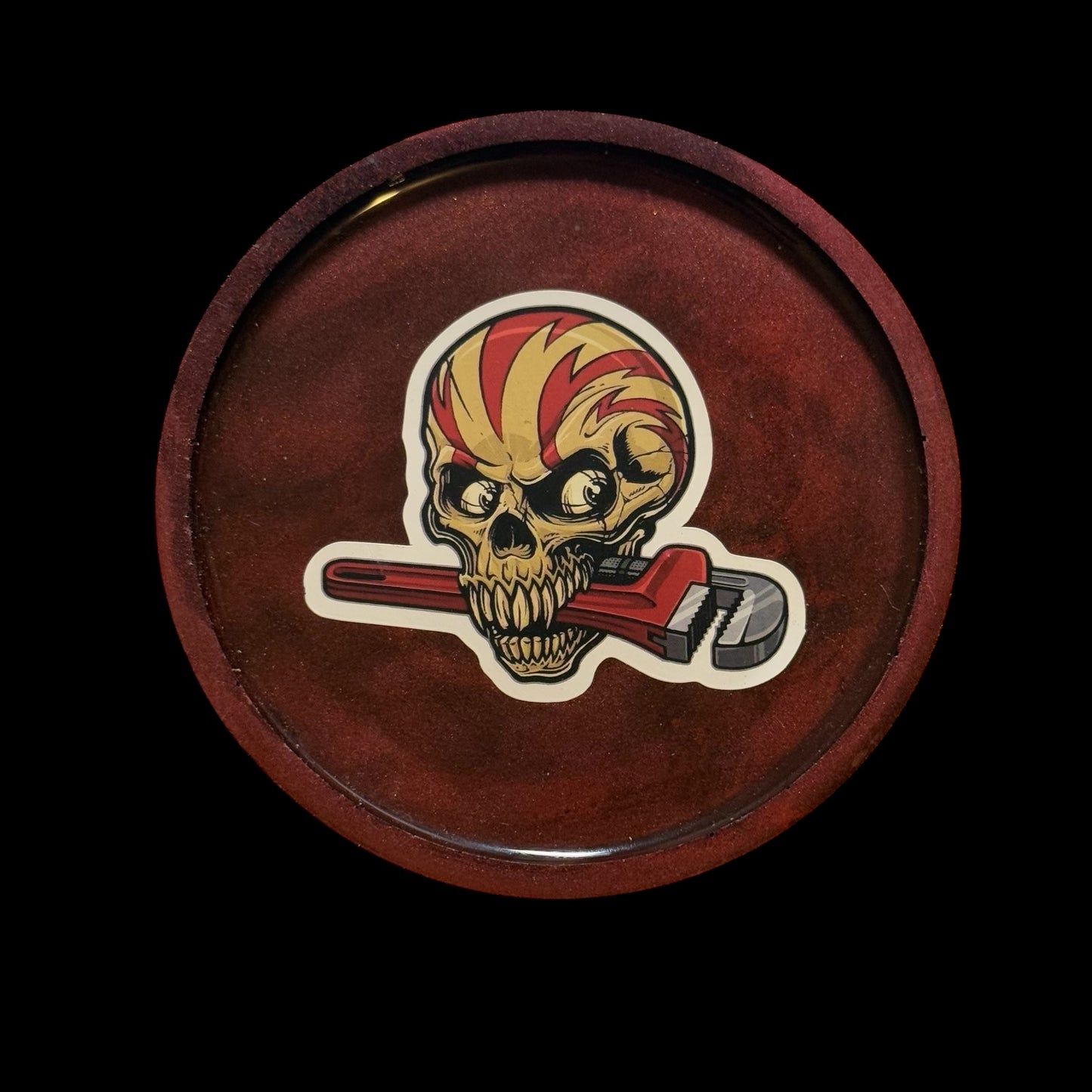 Skull Resin Coaster