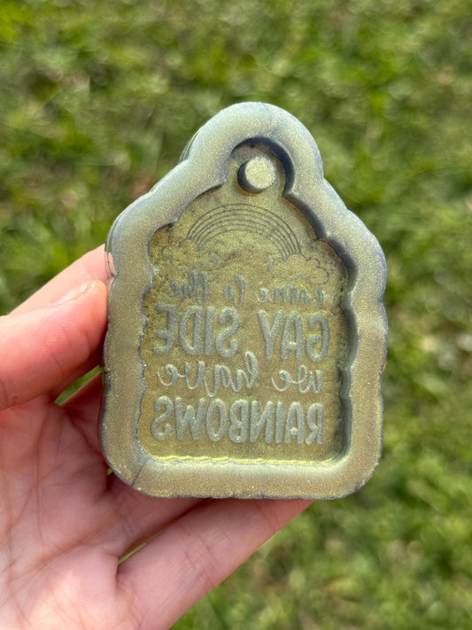 Come to the Gay Side Keychain Mold