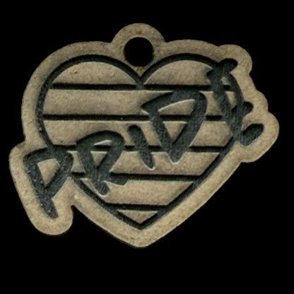 Pride Heart Keychain Mold