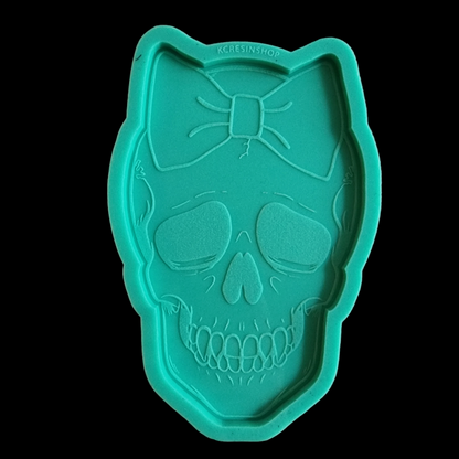 Girl Vampire Skull Flat  Mold