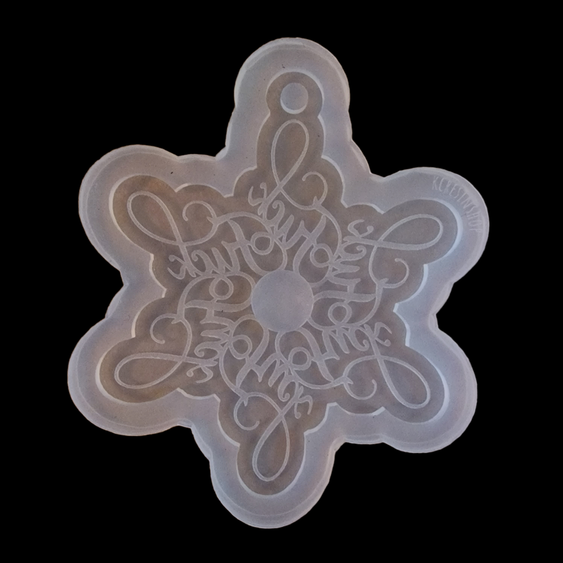 Fuck Snowflake Ornament Mold KCRESINSHOP