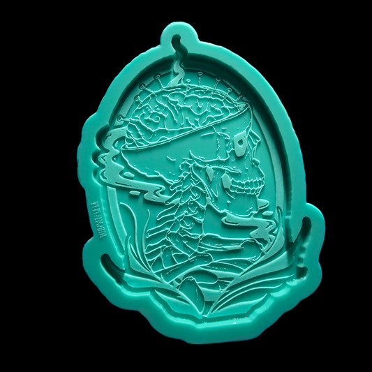 STONED Mini Rolling Tray Keychain Mold KCRESINSHOP