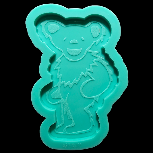 Grateful Bear Flat Mold