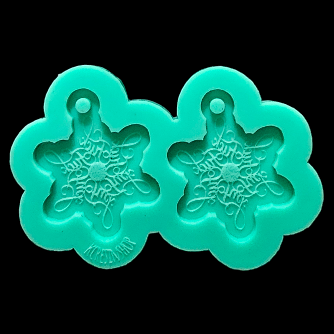 Fuck Snowflake Earrings Mold