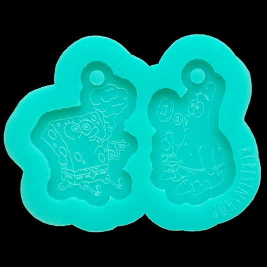 Spongedude Earrings Mold