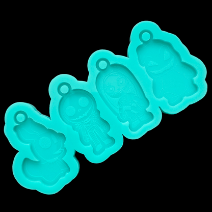 Holiday Confused Keychain Palette Mold