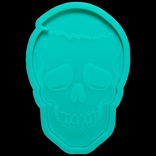 Vampire Skull Flat Mold