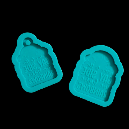 Come to the Gay Side Keychain Mold