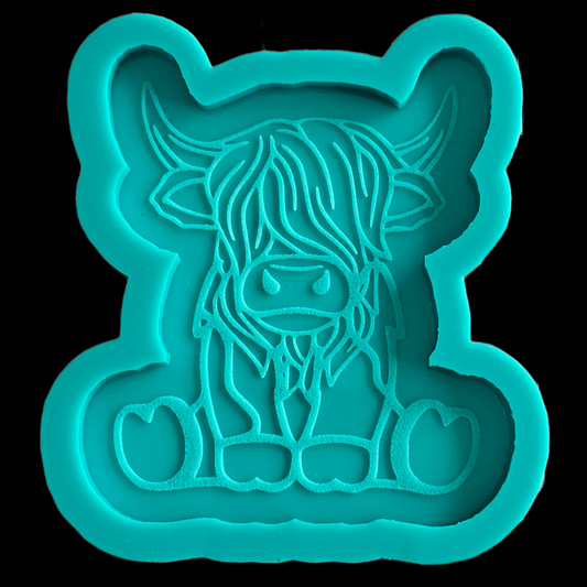 Fluffy Cow Flat Mold