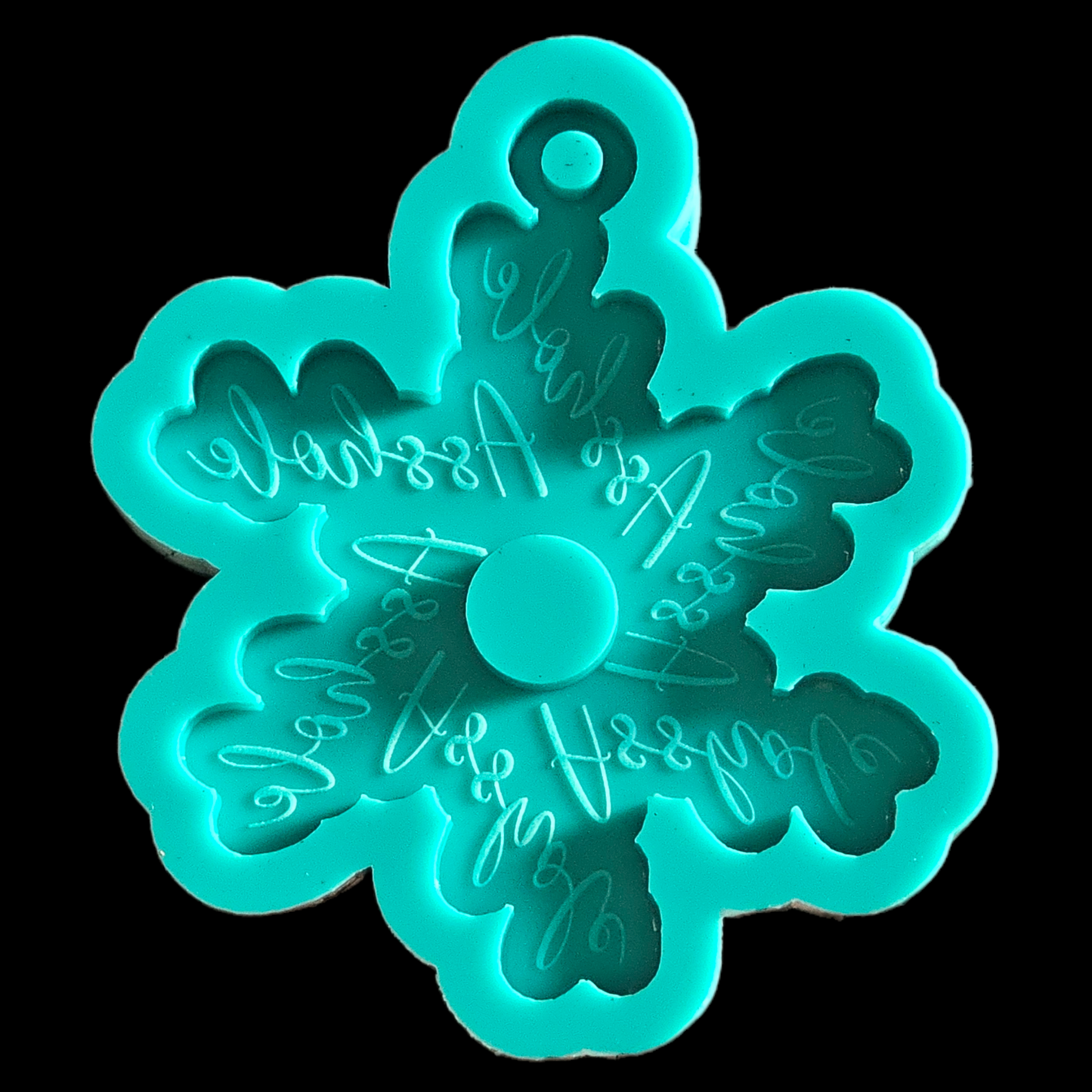 Asshole Snowflake Ornament Mold