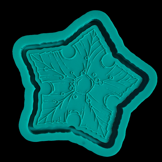 Tree Star Coaster Mold