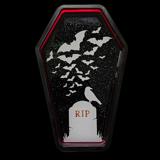 Graveyard Coffin Acrylic Pen Tray