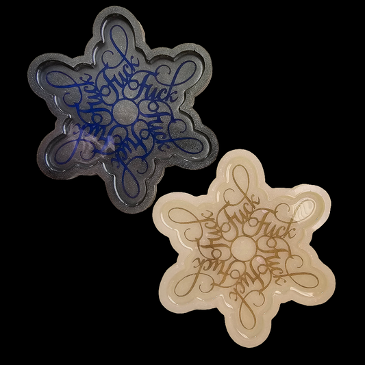 Resin Fuck Snowflake Tray