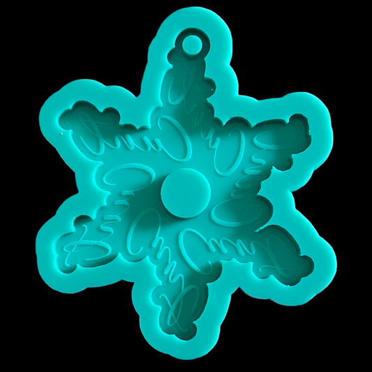 Cunt Snowflake Ornament Mold