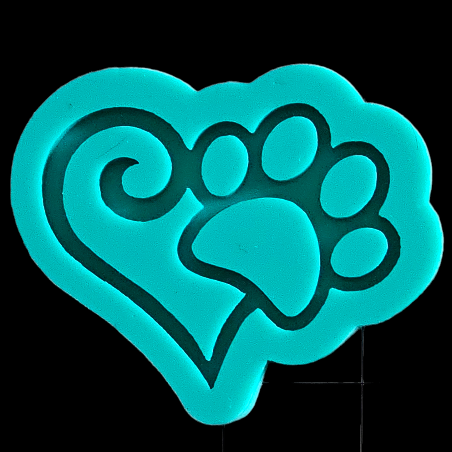 Paw Heart  Mold