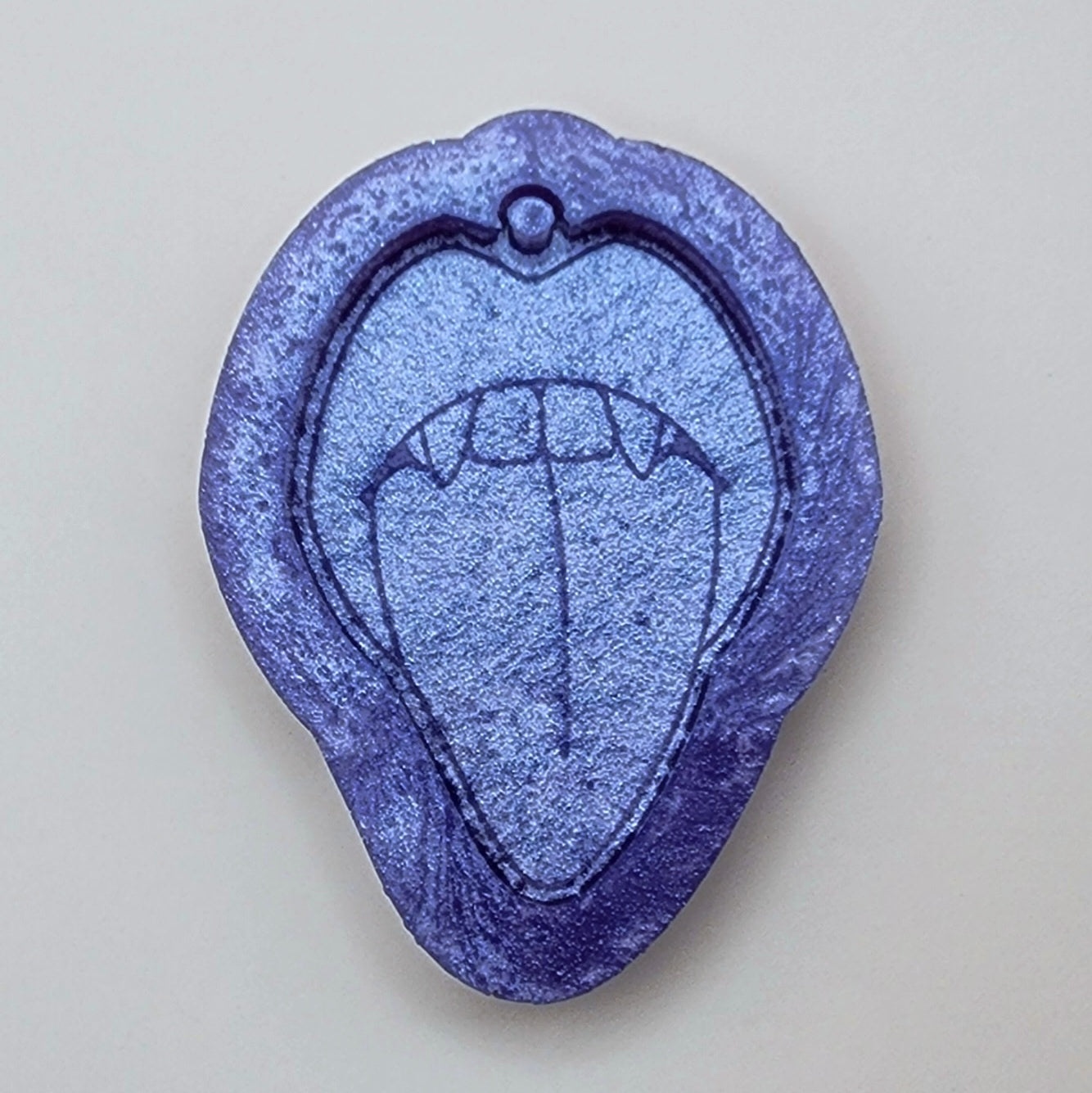 Vampire Mouth Keychain Silicone Mold - Premium  from KCRESINSHOP - Just $7! Shop now at KCRESINSHOP